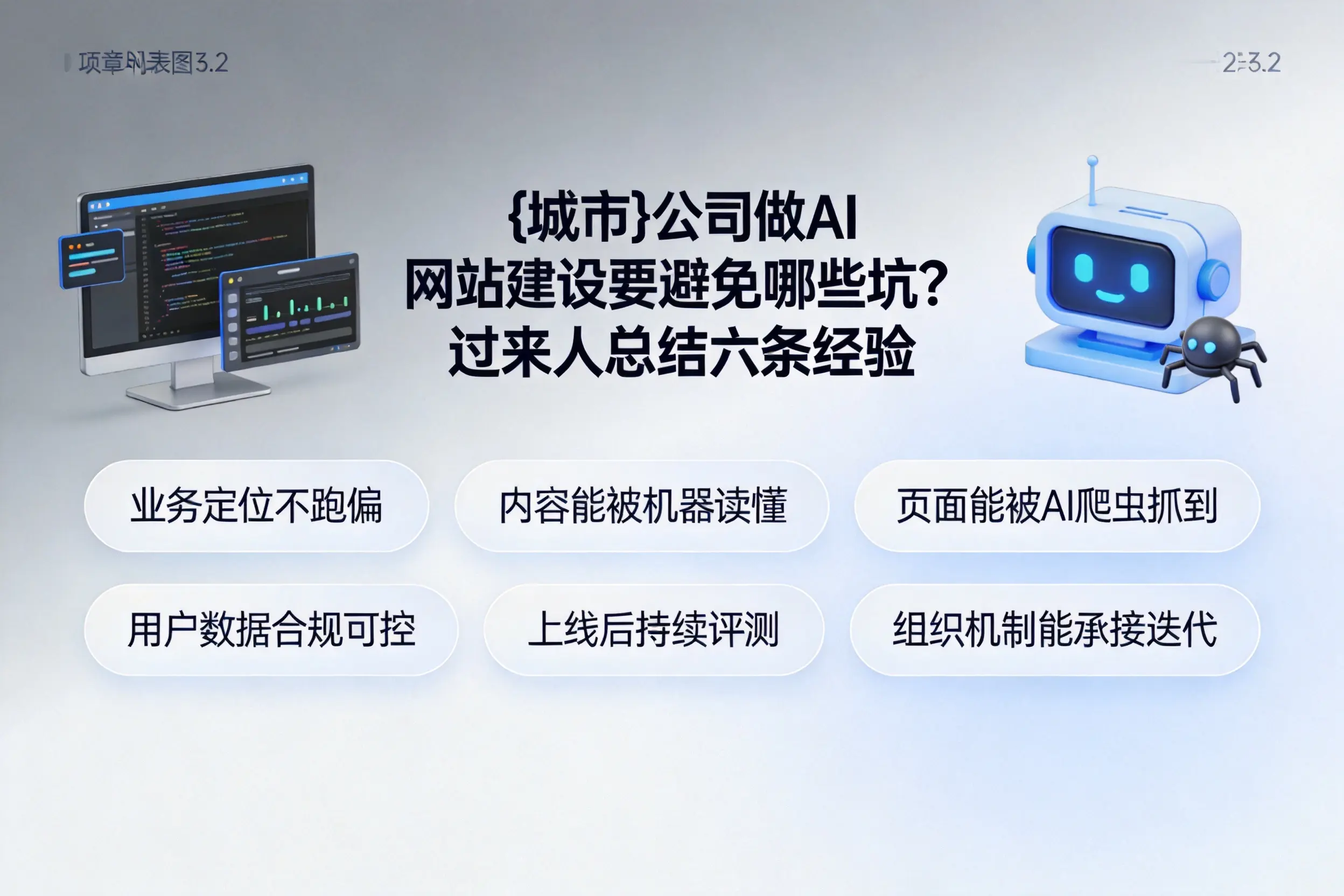 南京公司做AI网站建设要避免哪些坑？过来人总结六条经验