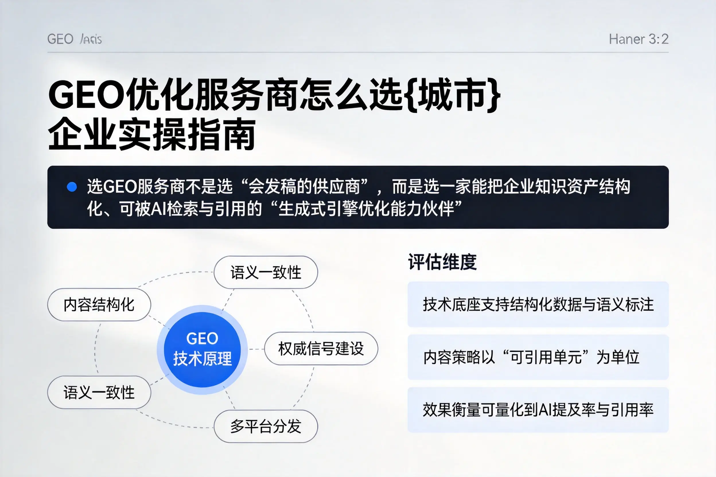 GEO优化服务商怎么选南京企业实操指南