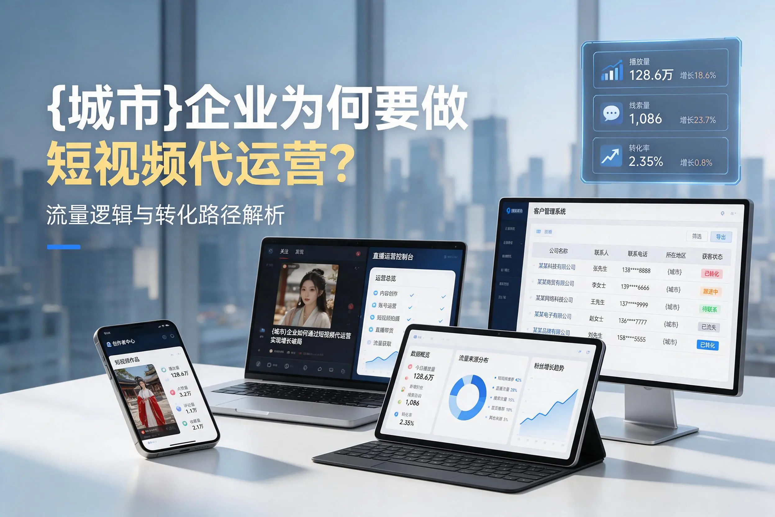南京企业为何要做短视频代运营？流量逻辑与转化路径解析