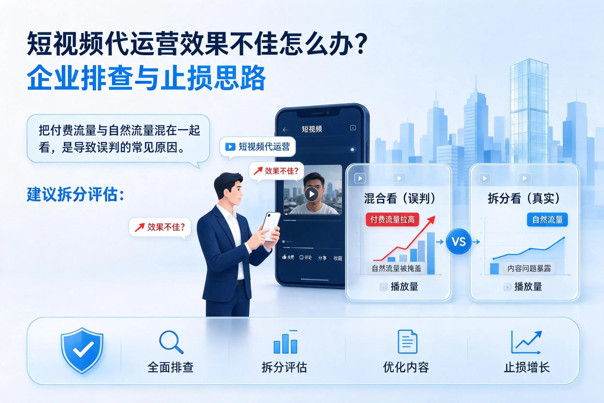短视频代运营效果不佳怎么办?南京企业排查与止损思路