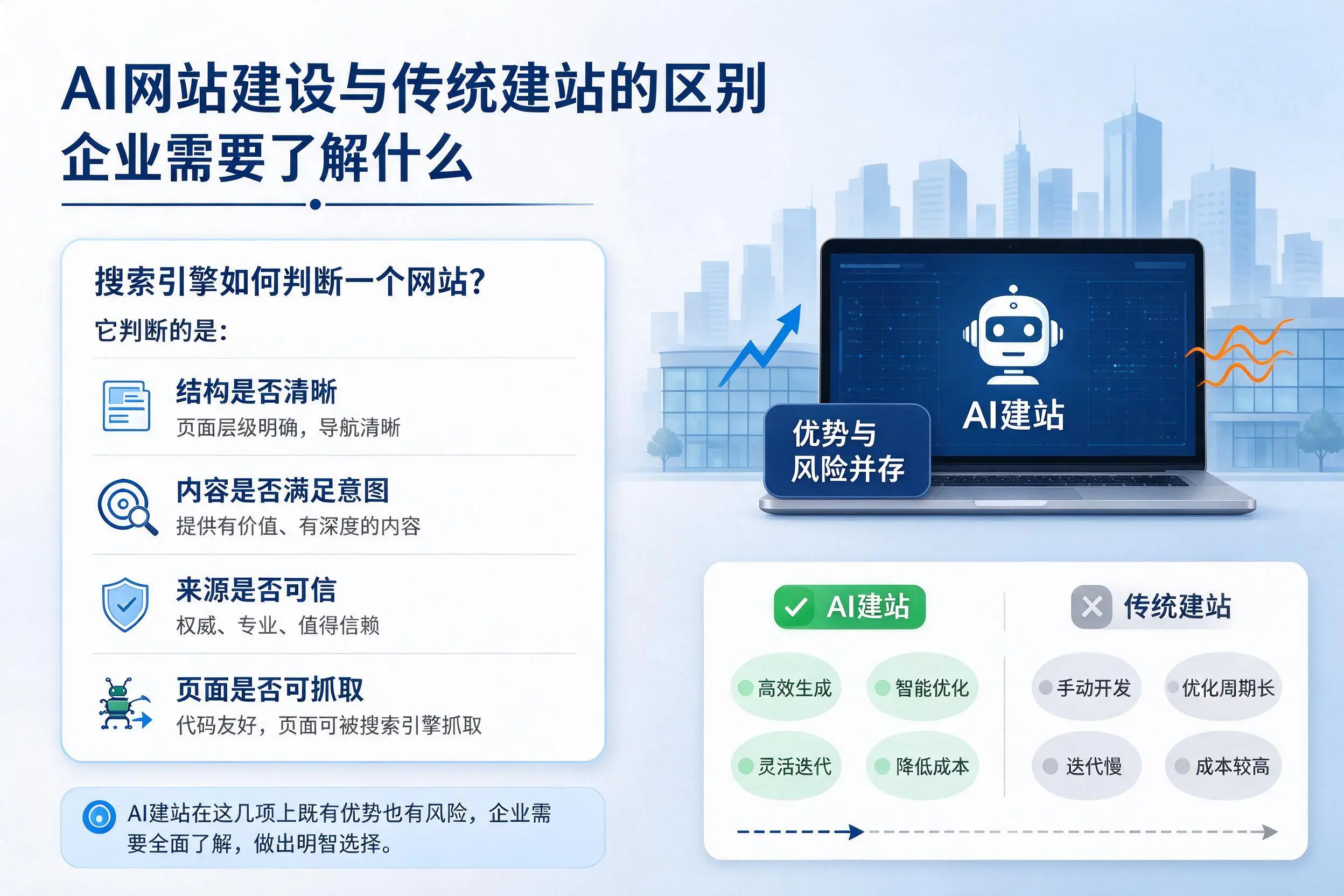 AI网站建设与传统建站的区别,南京企业需要了解什么