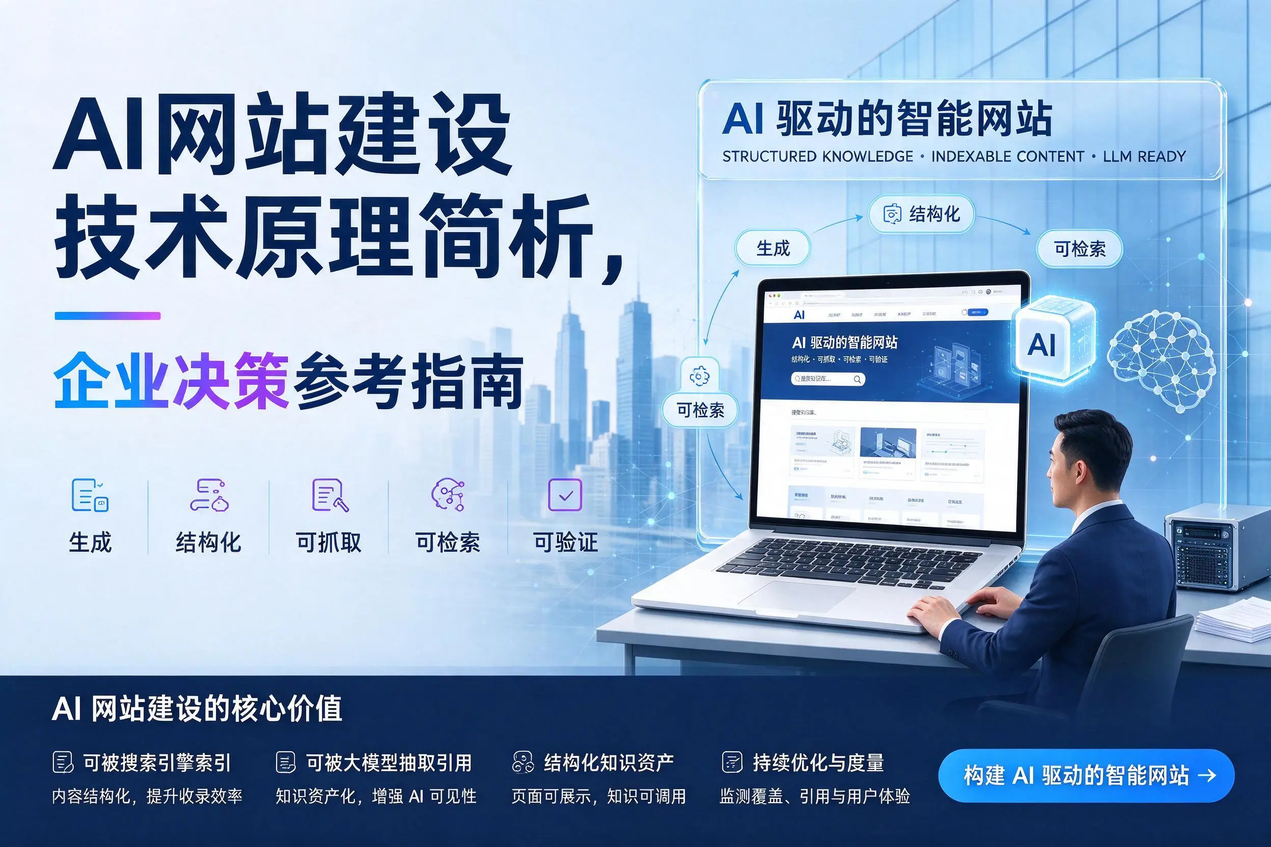 AI网站建设技术原理简析，南京企业决策参考指南