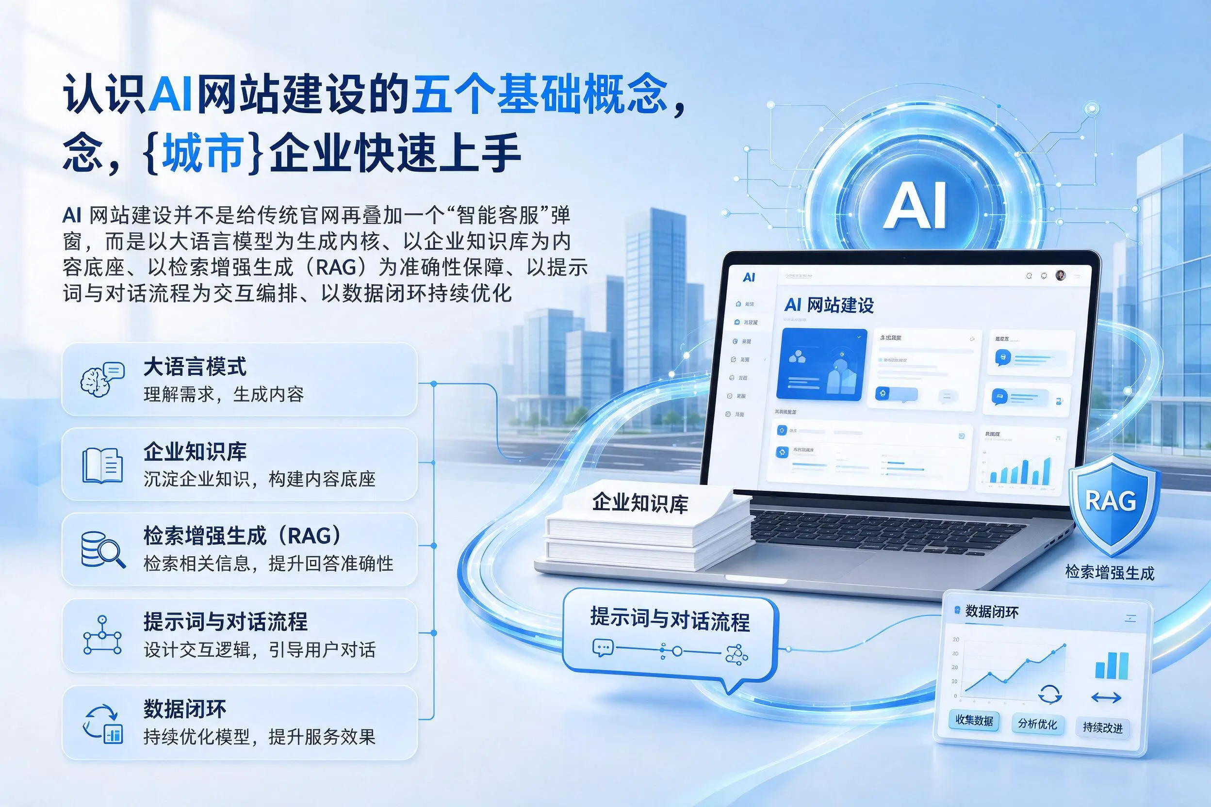 认识AI网站建设的五个基础概念，南京企业快速上手