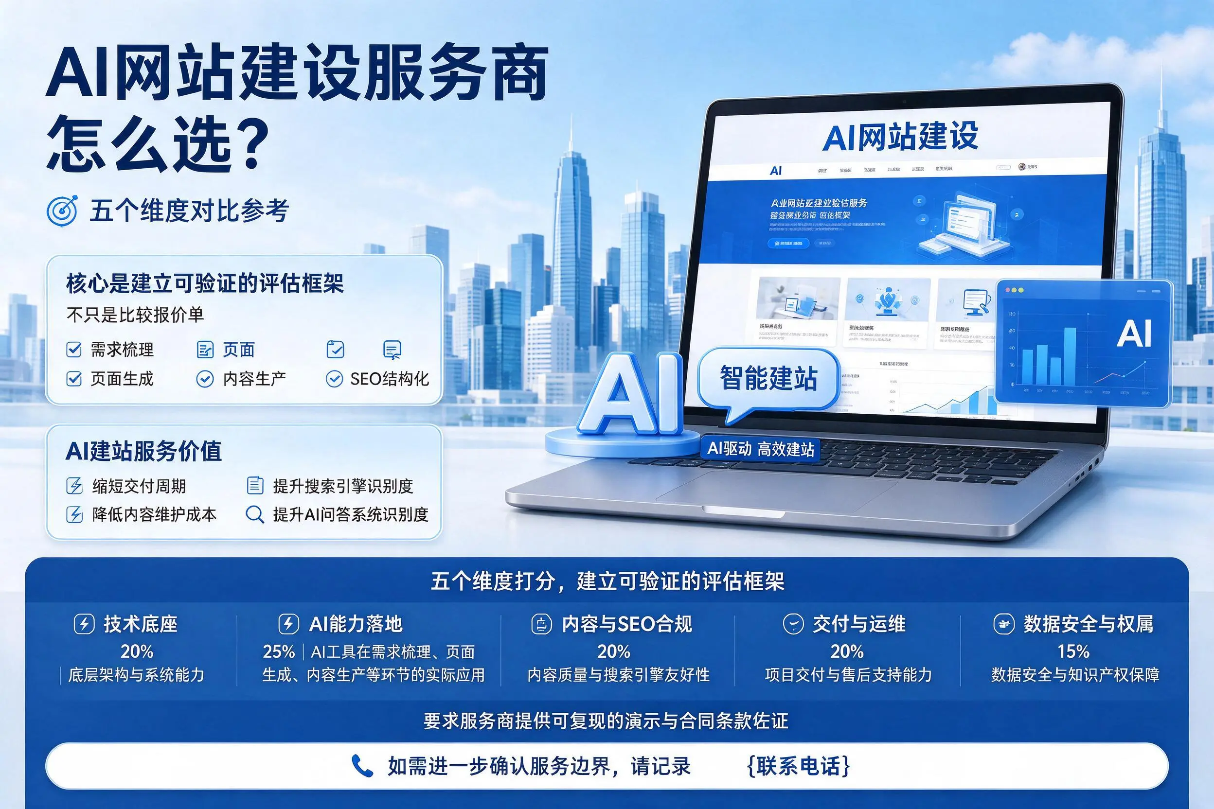 南京AI网站建设服务商怎么选?五个维度对比参考
